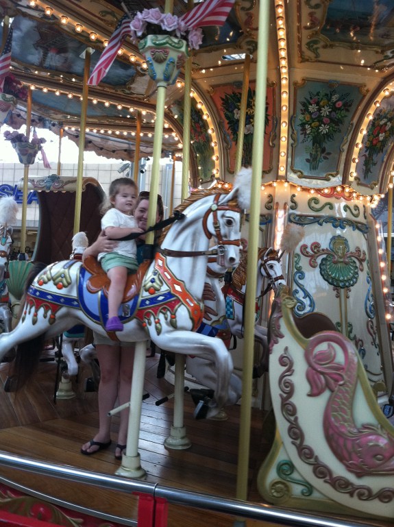 Maddie On Carousel 2