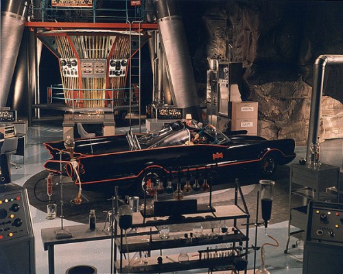 Batmobile On Set